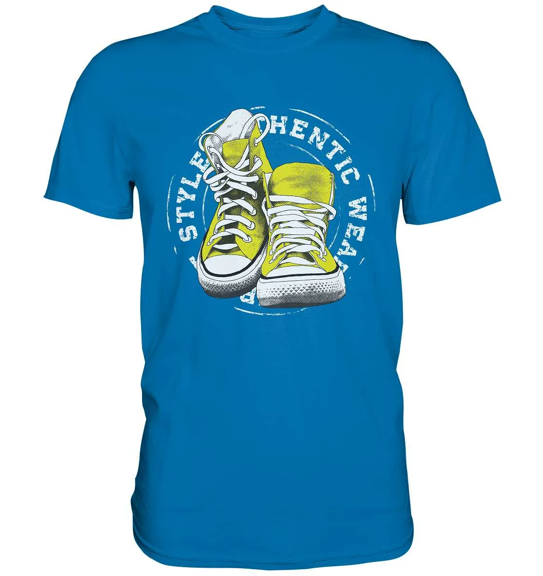 80s Retro Style Sneaker Streetwear - Premium Shirt