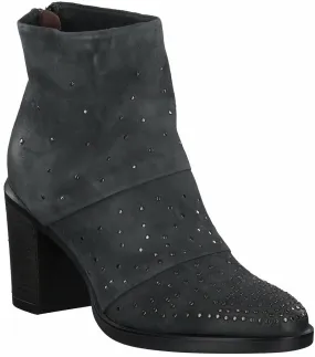 Absatz-Stiefeletten für Damen 106402786299 (Dunkelgrau)