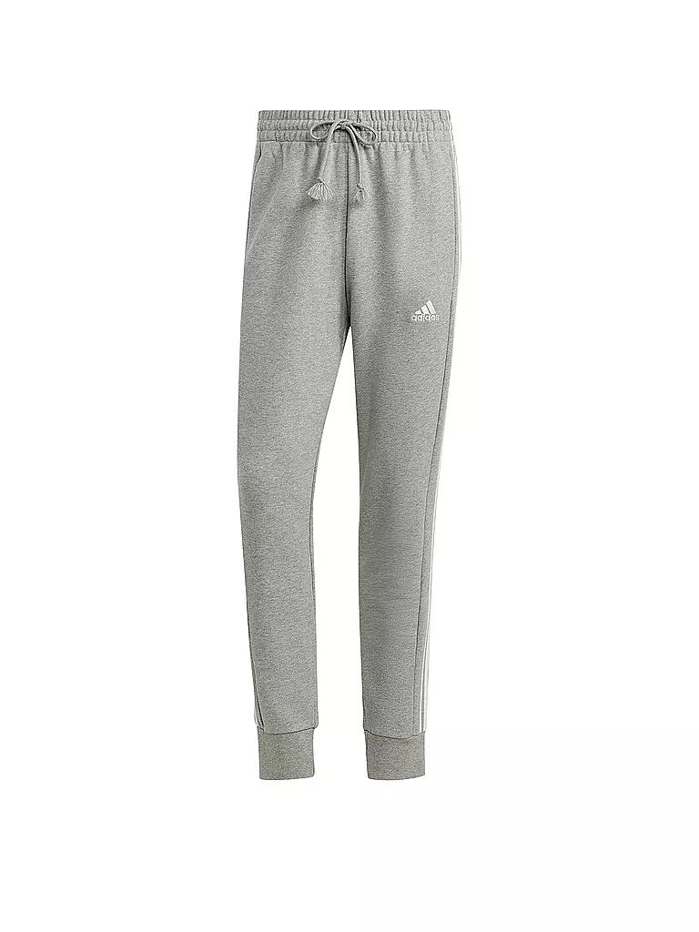 ADIDAS, Herren Jogginghose Essentials French Terry Tapered Cuff 3-Streifen
