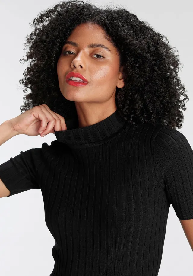 AJC Strickkleid, für Partys und Festivals, kurzes Kleid, sportlicher Stil
