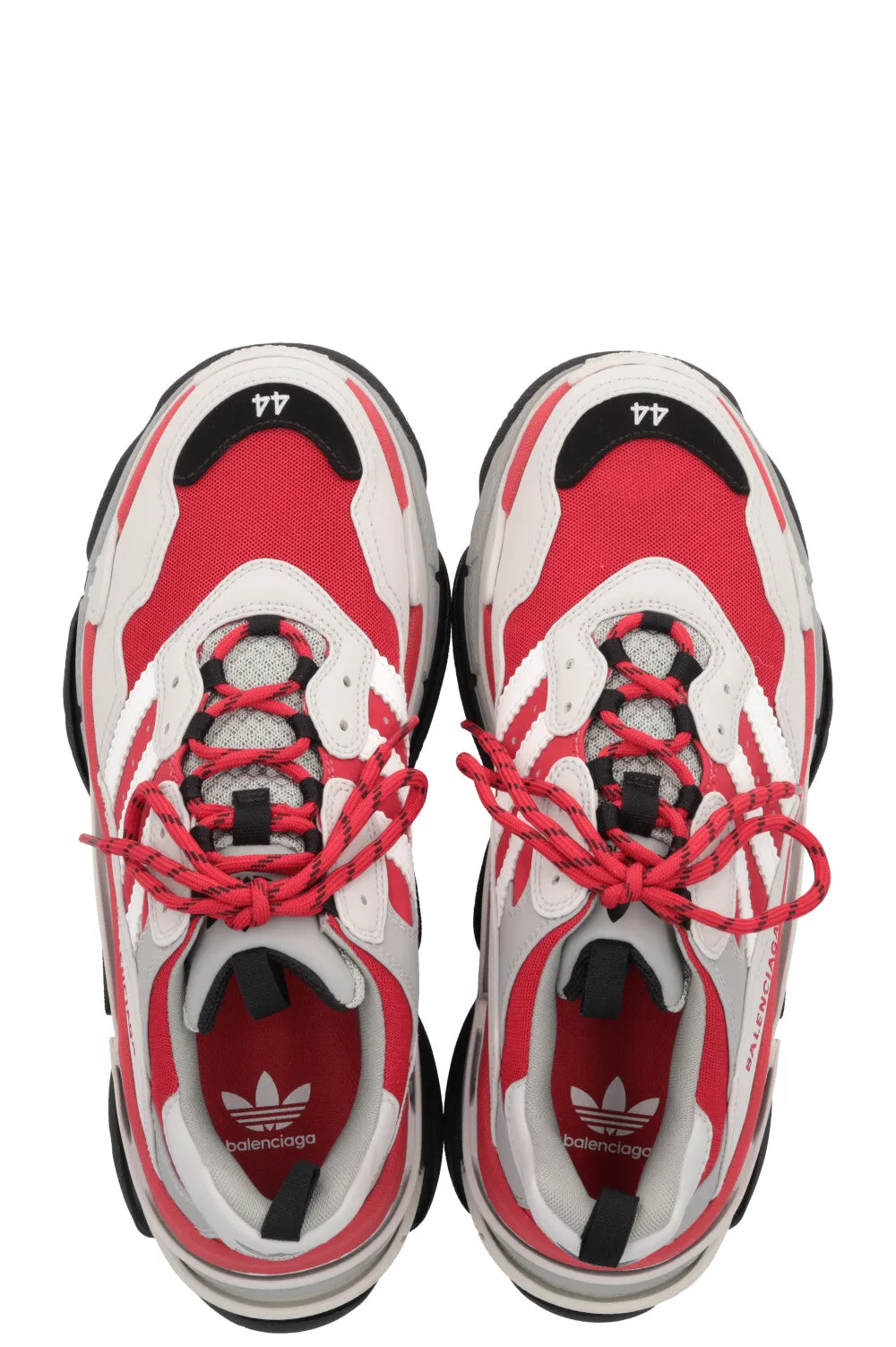 BALENCIAGA X Adidas Triple S Sneaker Red Grey