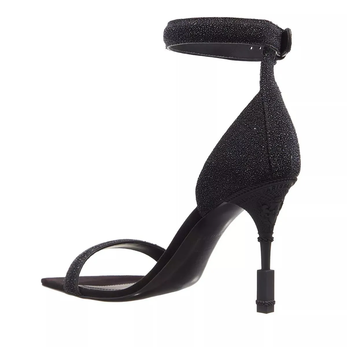   Balmain  Moneta Sandal Black  High Heel 