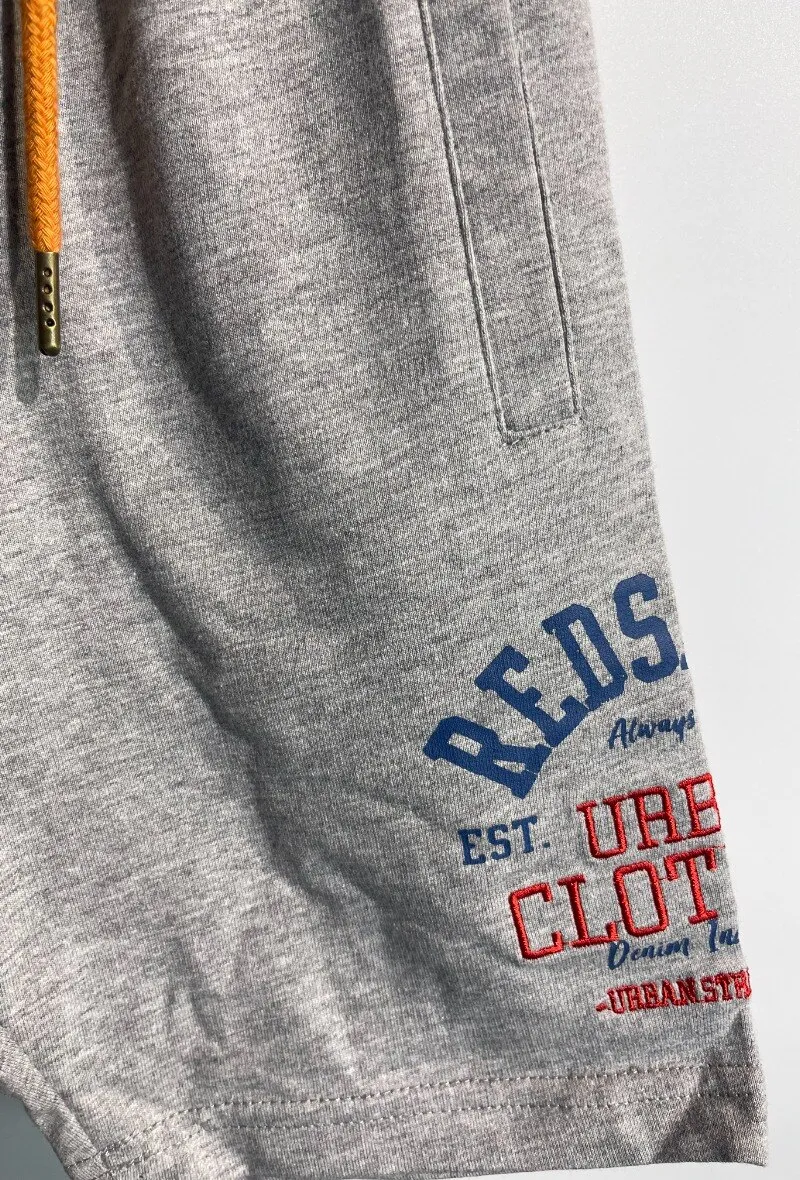Bestickte Bermuda-Shorts aus französischem Frottee von REDSKINS G8/16A