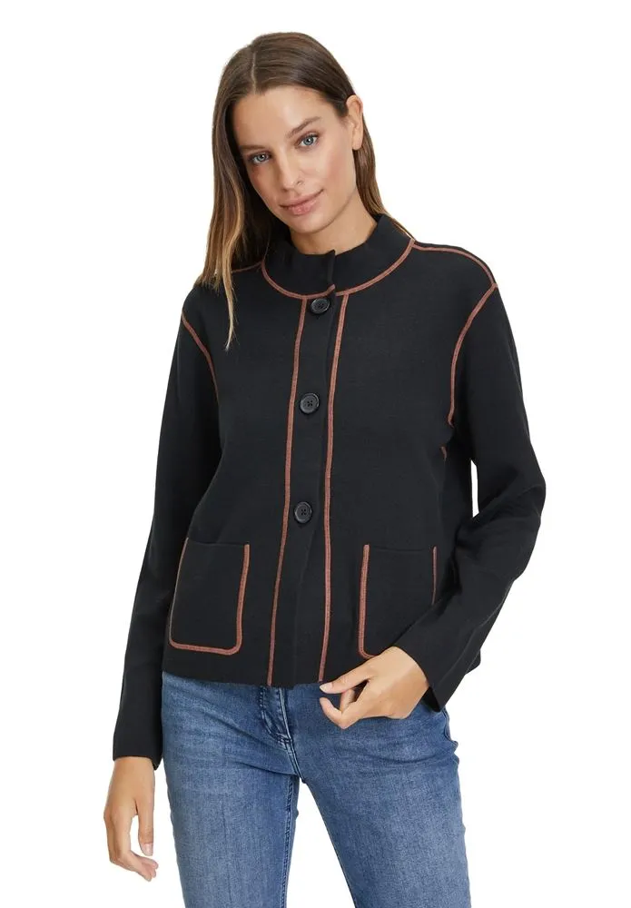 Betty Barclay Strickjacke Stehkragen S23 50172243