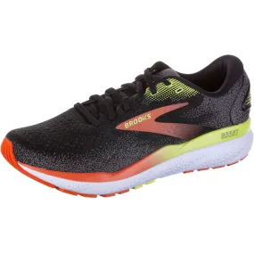 Brooks Ghost 16 Laufschuhe Herren black-mandarin red-green im Online Shop von kaufen