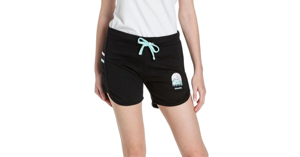 Damen Jogginghose Meatfly Nea schwarz L
