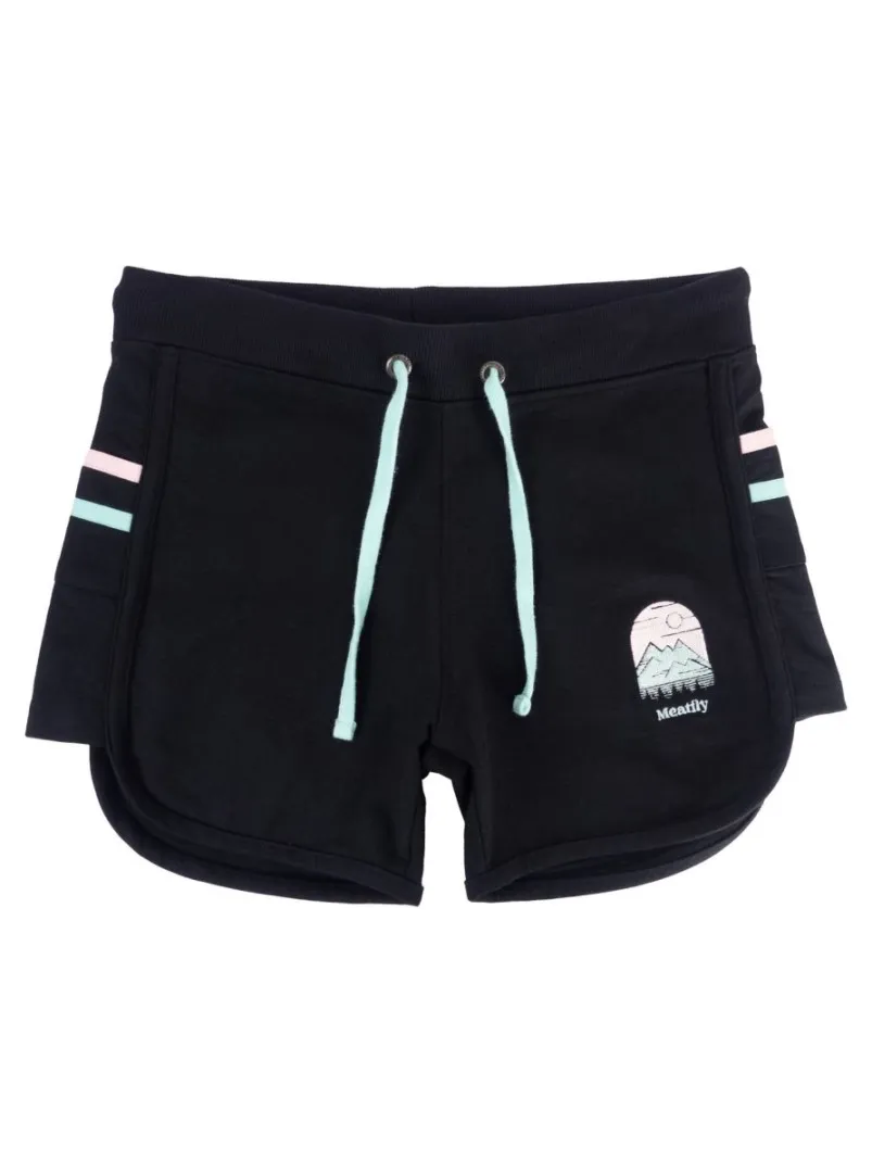Damen Jogginghose Meatfly Nea schwarz L