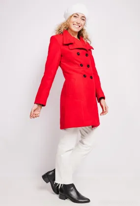 Double breasted coat