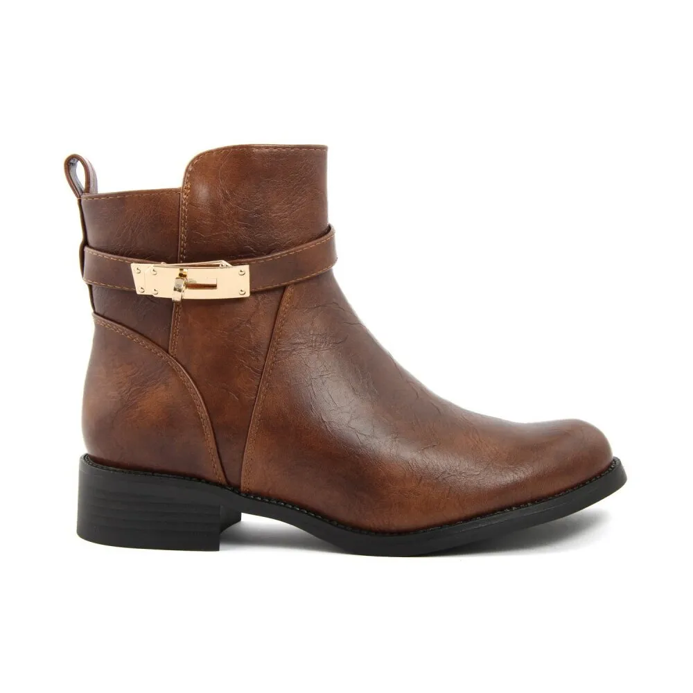 Fashion Attitude - FAG-AX8508-17-CAMEL-V - Stiefeletten - Damen