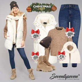 Gemütlicher Pullovermix Outfit 28731