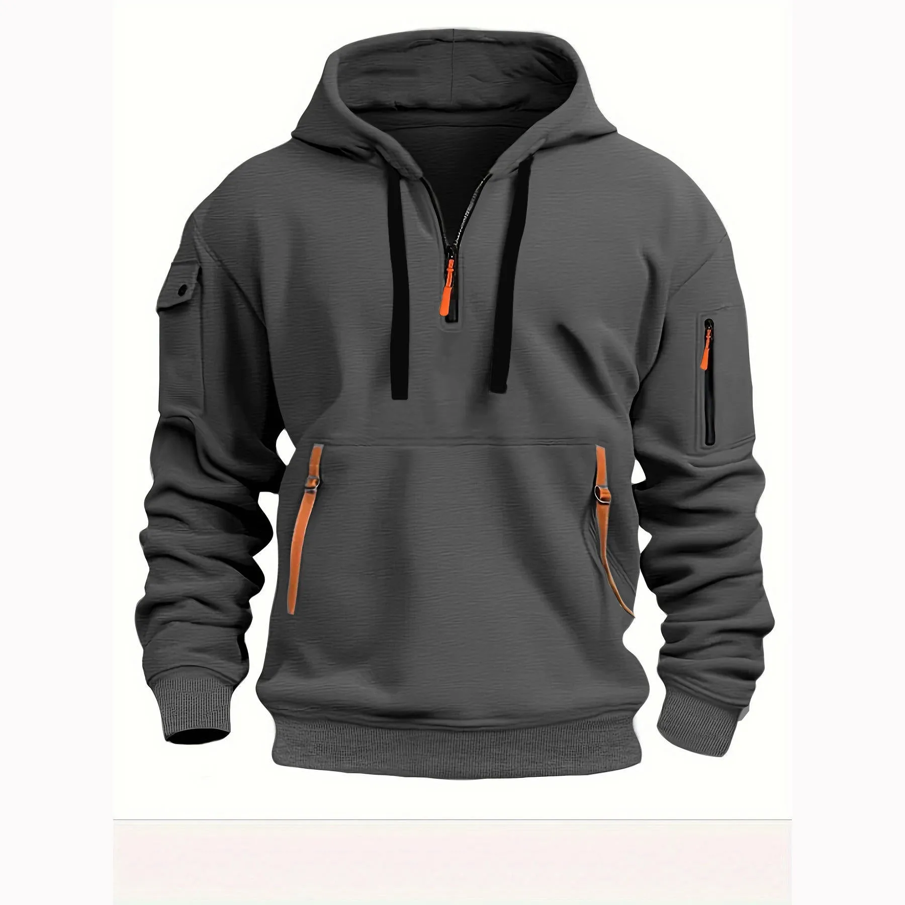 Heidi-Mode | Halber Reißverschluss Hoodie für vielseitigen Stil und Komfort