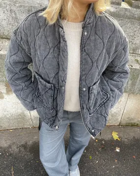 Heidi-Mode | Must-Have Graue Jacke Mit Großen Taschen