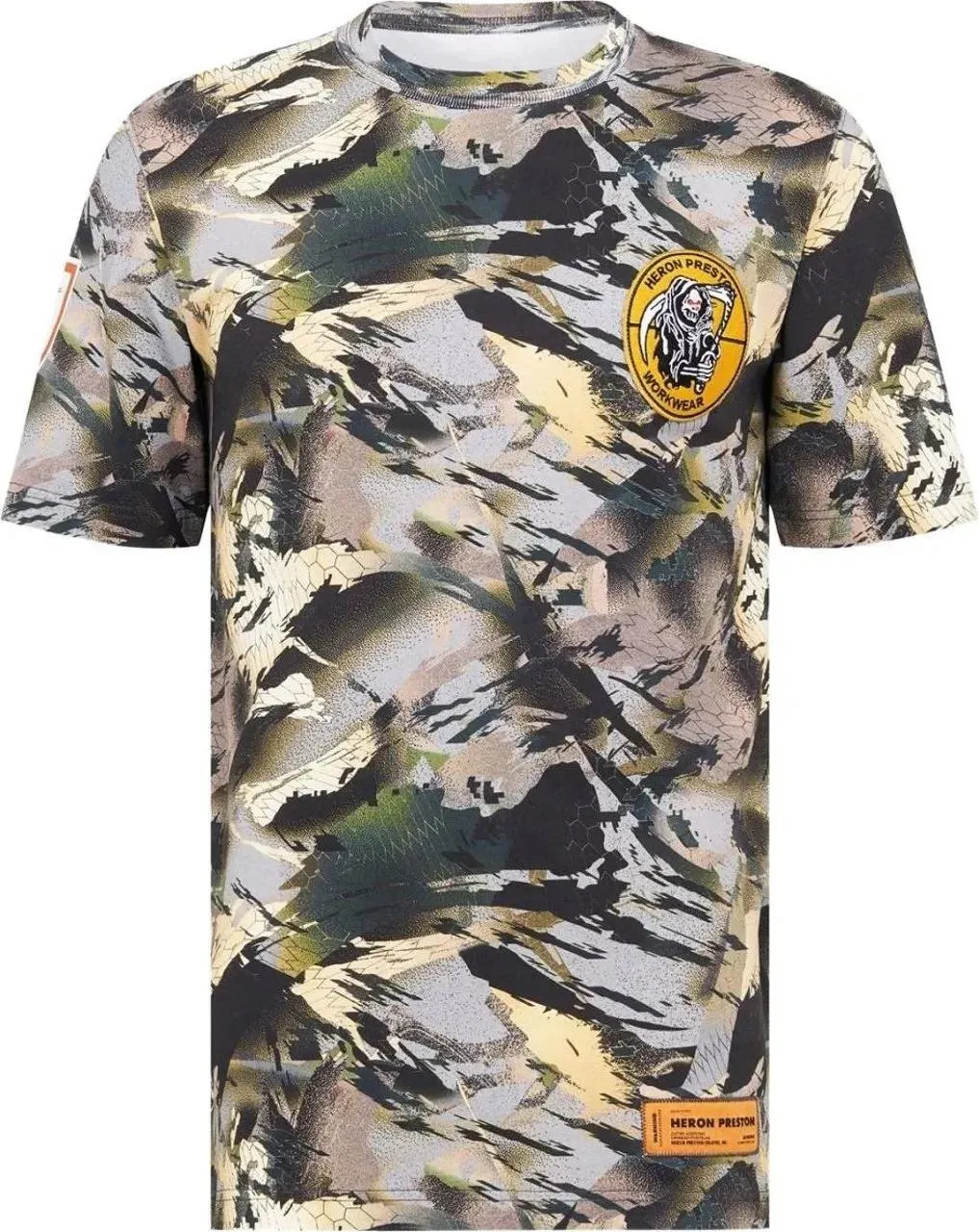   Heron Preston  Oversize Camo Logo T-shirt grün