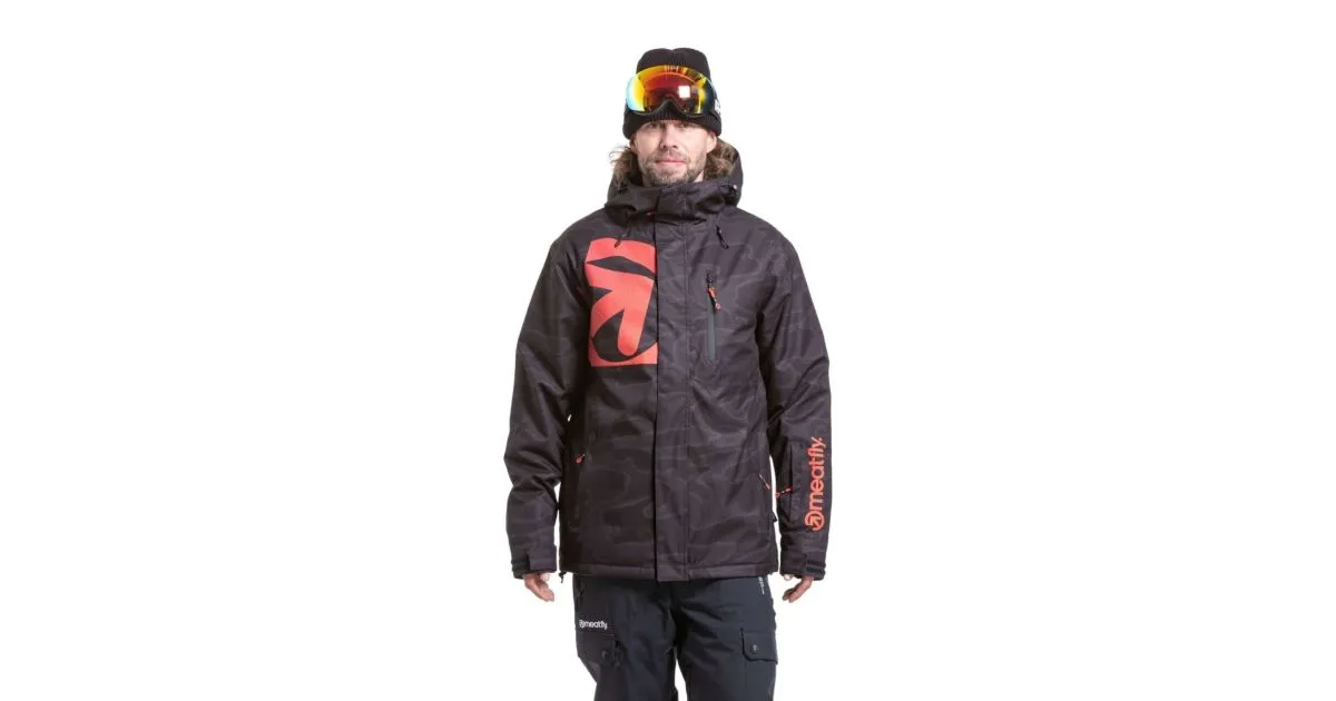 Herren SNB & SKI Jacke Meatfly Shader, Morph Black S