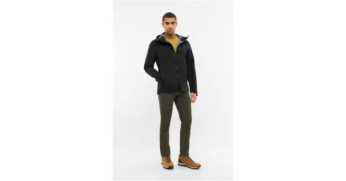 Herren Viking Trek Pro 2.0 wasserdichte Jacke Schwarz 3XL