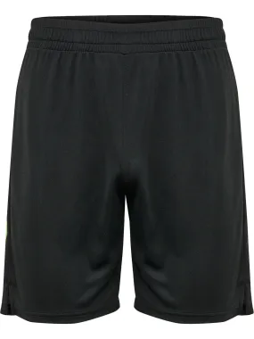 hummel hmlTE TOPAZ SHORTS Funktionsshorts Herren BLACK/POISON GREEN im Online Shop von kaufen