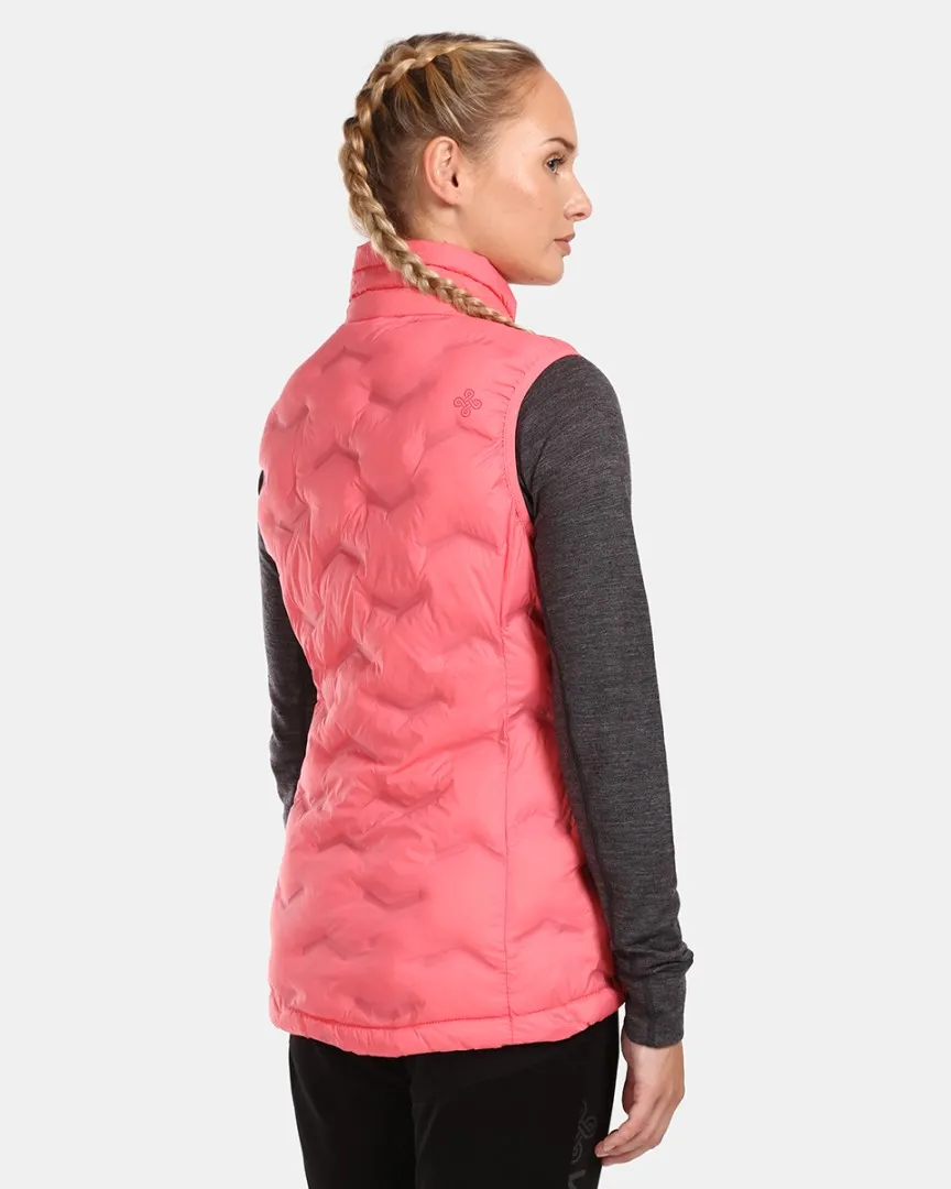 Isolierte Damenweste Kilpi NAI-W rosa