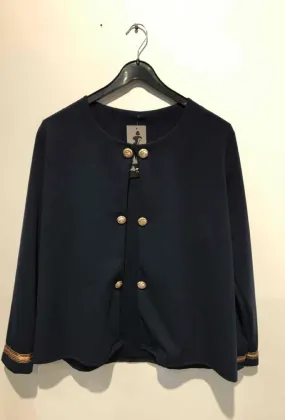 Jacke im Offiziersstil von Alyson B. Paris, hergestellt in Frankreich