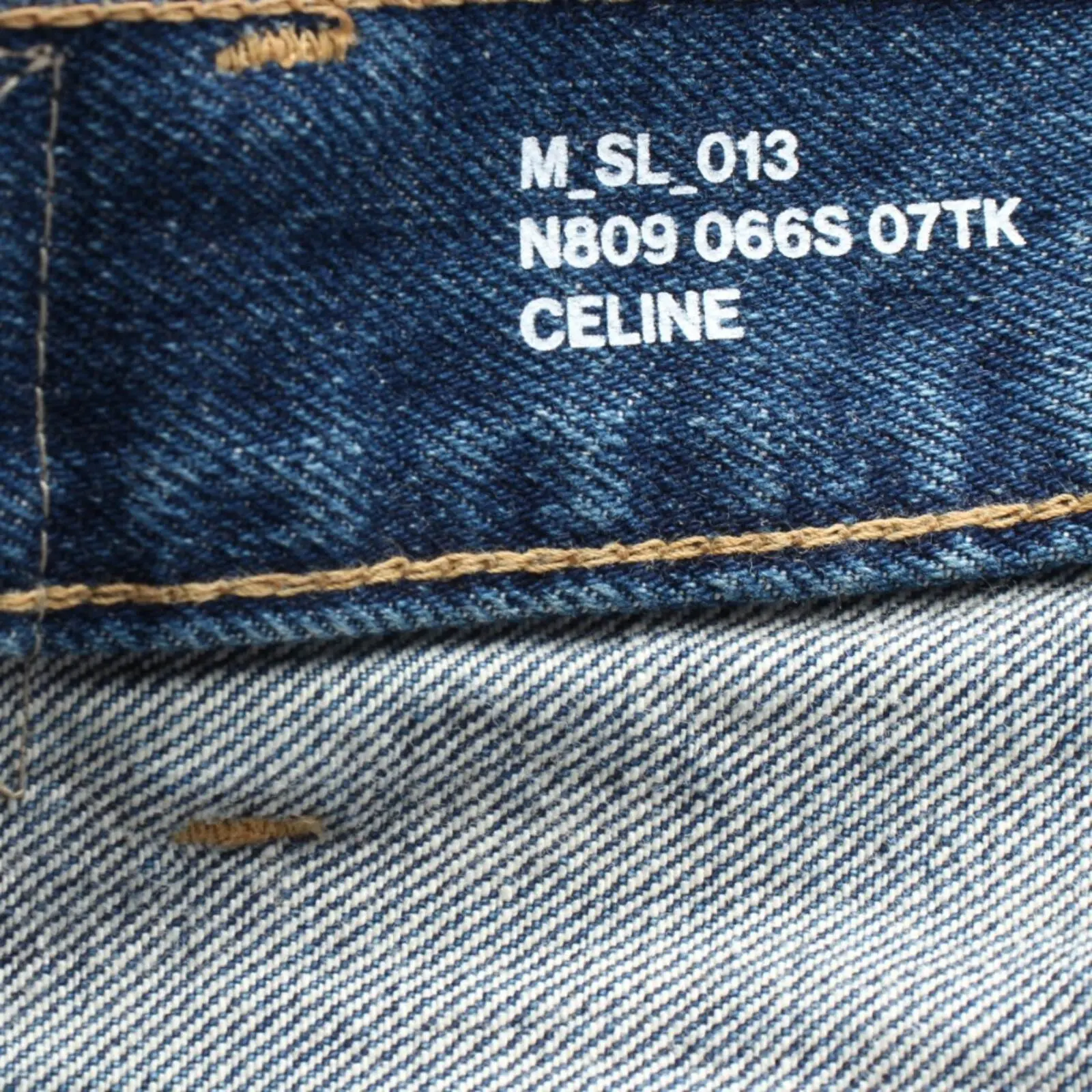 Jeans Straight Fit W33 Blau
