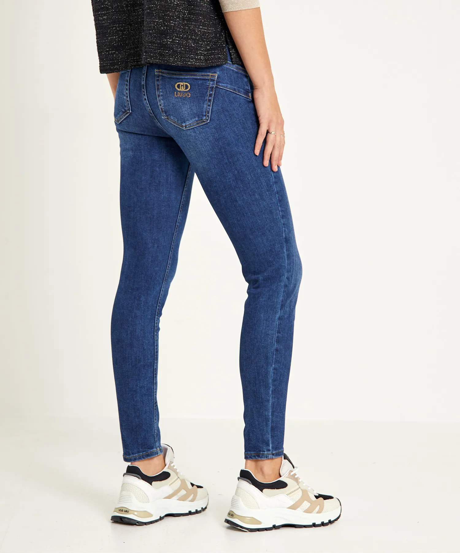 Liu Jo Skinny Jeans hohe Taille Bottom Up