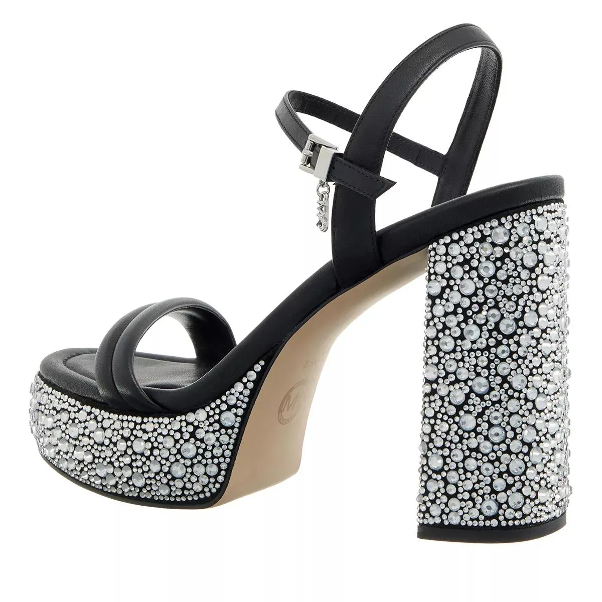   MICHAEL Michael Kors  Laci Platform Sandal Black  Riemchensandale 