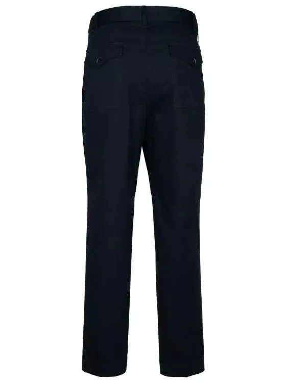   Moncler  Navy Cotton Trousers Blue