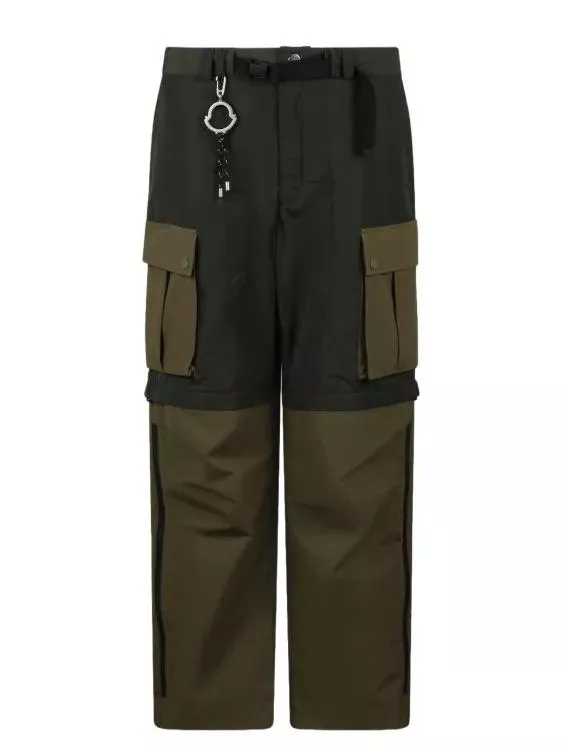   Moncler  Nylon Cargo Trousers Green