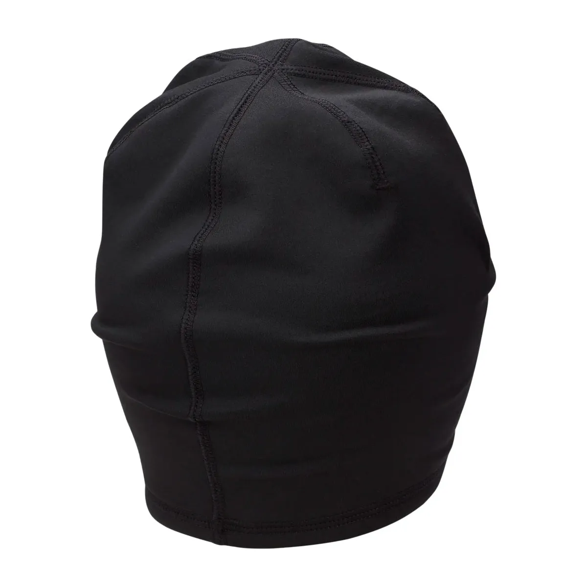 Nike Dri-Fit Peak Beanie ohne Bündchen Winter Mütze FJ6292-010 - schwarz-silber