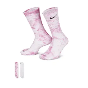 Nike Everyday Plus Cushion Tie-Dye Crew Socken 2 Paar DM3407-913 - rosa-weiss