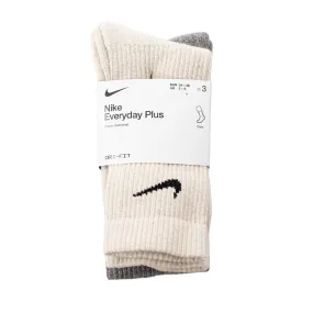 Nike Everyday Plus Cushioned Crew Socken 3 Paar SX6888-965 - creme-grau-dunkelblau