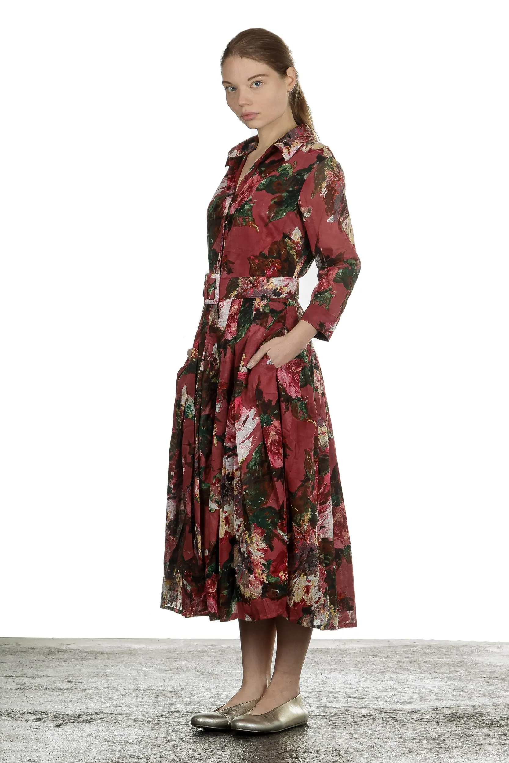SAMANTHA SUNG Damen 'AUDREY' Kleid mit Print