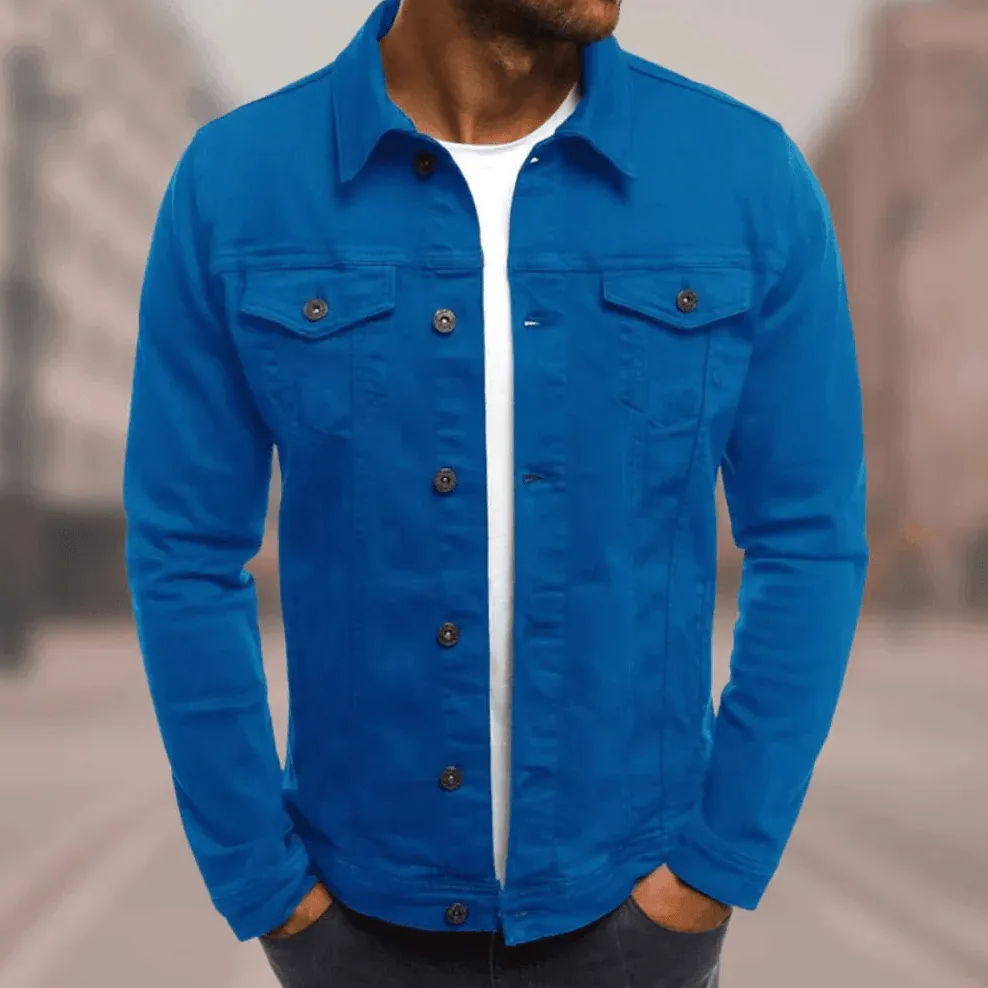 Slim Fit Denim Jacket für einen lässigen Streetwear-Look
