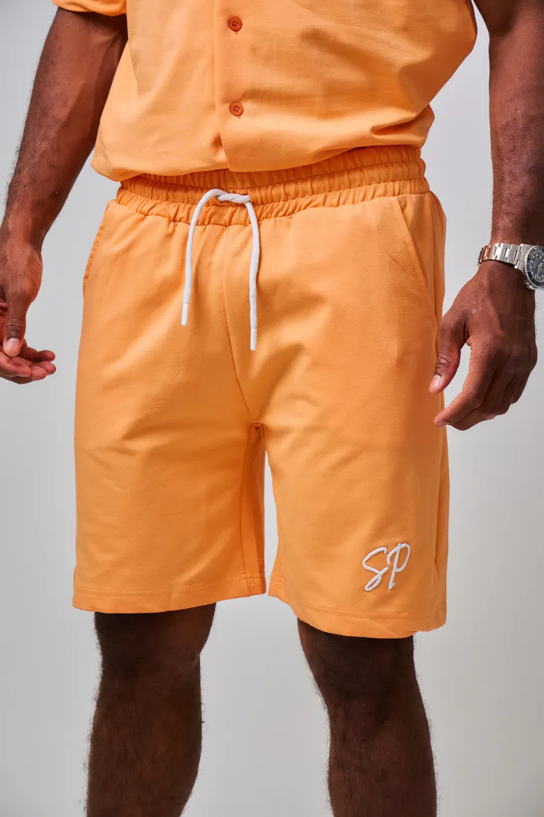 SP besticktes Hemd-Shorts-Set