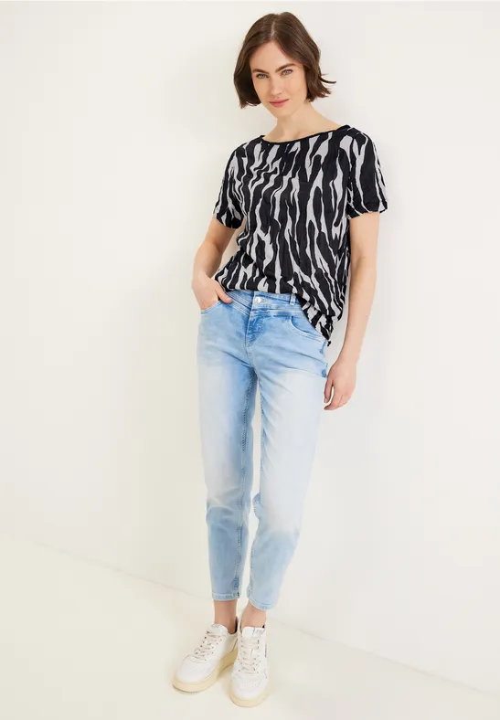 Street One Zebraprint Crash T-Shirt 