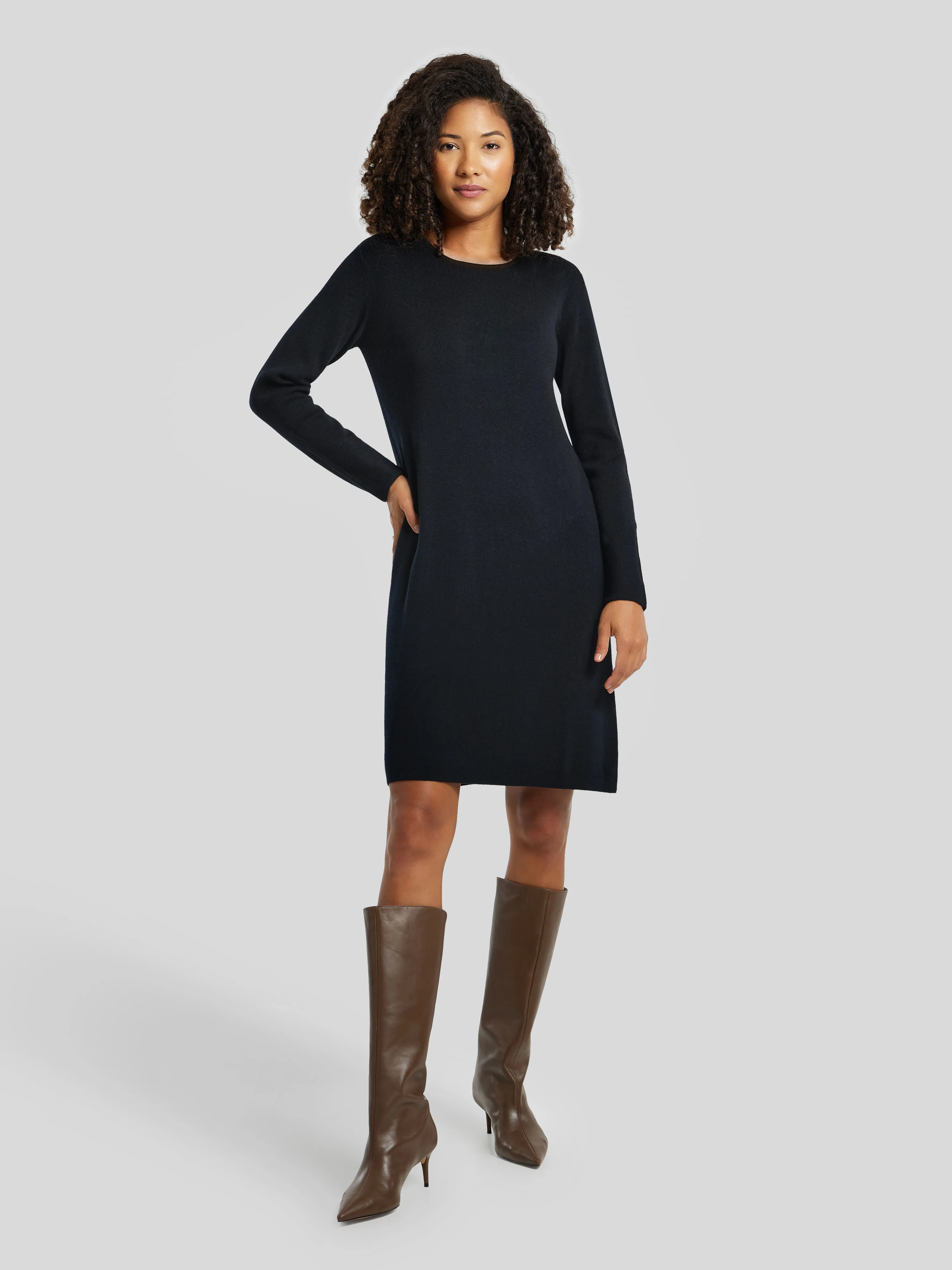 Strickkleid aus Schurwolle