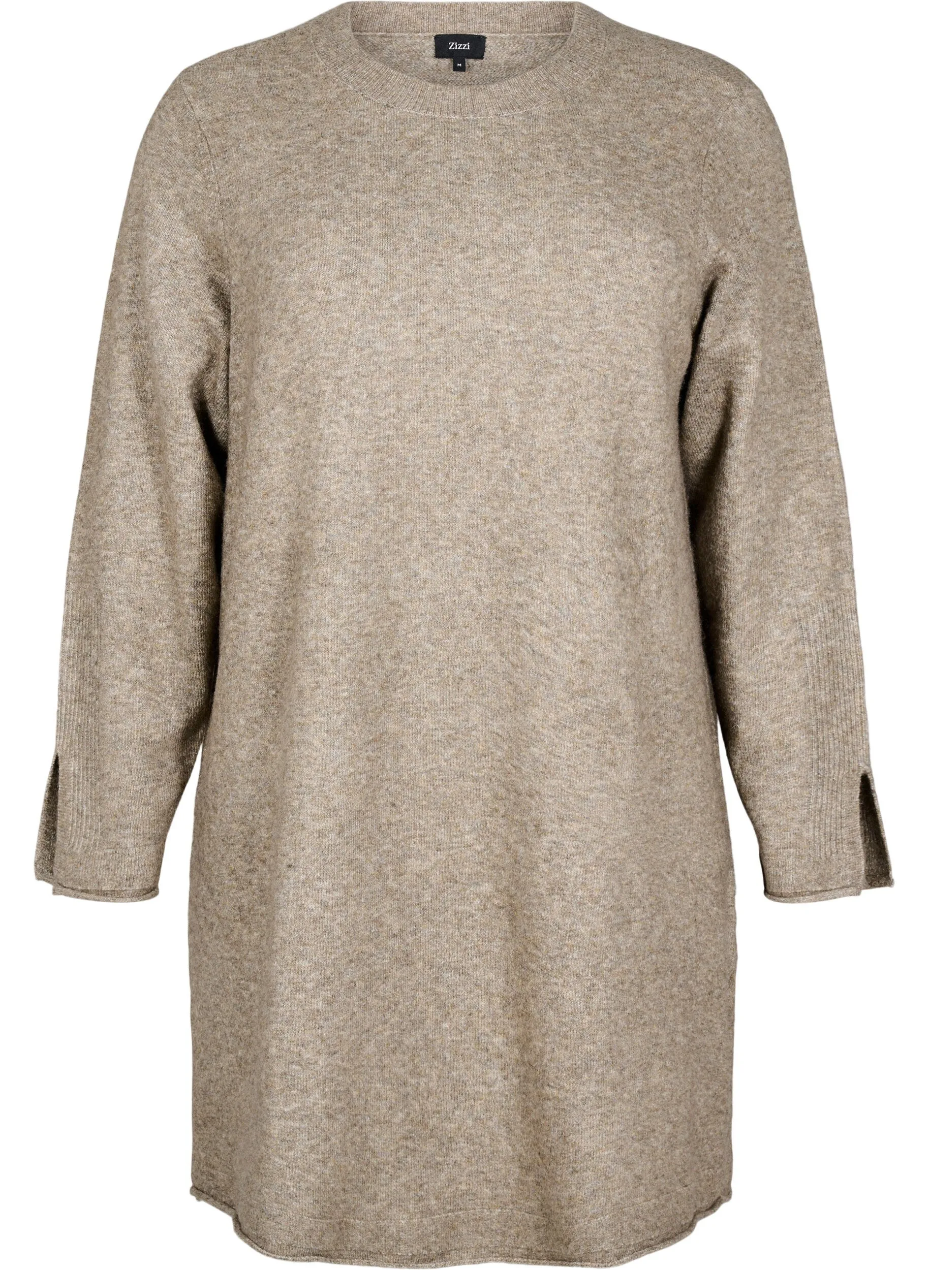 Strickkleid mit Schlitzen