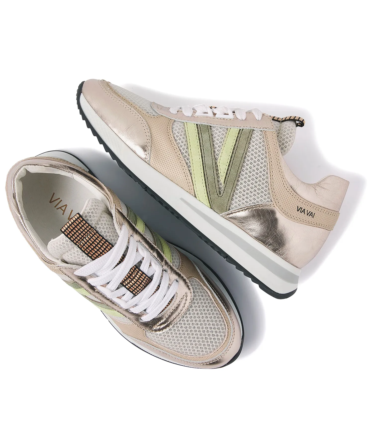 VIA VAI Metallic Sneaker Nora Vibe